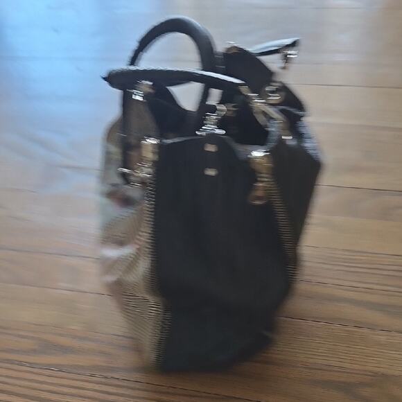 Barbara Rihl Paris To New York Leather Tote Bag